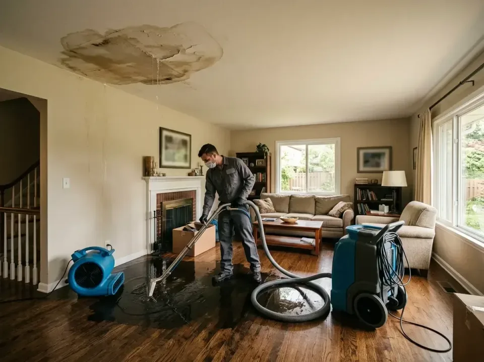 attic-pipe-burst-ceiling-drip-008 — frequently asked questions, Water Damage Restoration & Carpet Care in Pottsgrove, PA